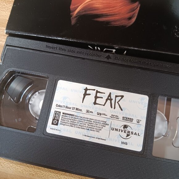 Fear 1996 VHS Horror Thrillers Collection Wahlberg Witherspoon Milano 90s VTG - Picture 8 of 8